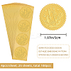 Self Adhesive Gold Foil Embossed Stickers DIY-WH0211-214-2