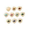 Natural & Synthetic Gemstone Mixed Gemstone Pendants STAS-J400-03G-1