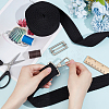 5 Yards Polycotton Ribbon OCOR-WH0045-24A-3