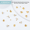 20 Pairs 304 Stainless Steel Stud Earring Findings STAS-UN0047-68-4
