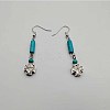 Bohemian Tassel Synthetic Turquoise & Alloy Dangle Earrings for Women RC4749-6-1
