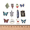 Alloy Enamel Pendants ENAM-XCP0001-50-1-4