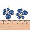 304 Stainless Steel Enamel & Glitter Powder & ABS Plastic Pearl Pendants STAS-G398-23G-01-3
