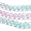 Transparent Painted Glass Beads Strands LS-DGLA-A034-T4mm-A10-4