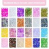 DIY Round Glass Imitation Opalite Beads & Alloy Pendants Bracelets Making Kits DIY-FS0006-39-2