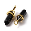 Natural Obsidian Pendants G-K329-67G-3