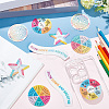 2 Sets Rainbow Color PEVA Anxiety Relief Calm Stickers Strips DIY-OC0011-13-4