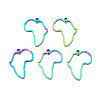 Africa Map 201 Stainless Steel Connector Charms STAS-T063-168M-1