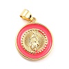 Brass Enamel Pendants KK-P209-02G-04-RS-2