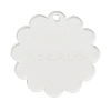 Transparent Acrylic Blank Pendants TACR-Z003-01C-1