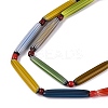 Handmade Millefiori Glass Lampwork Strip Beads Strands LA-N047-01A-3