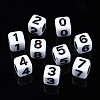Opaque Acrylic Beads SACR-S273-42-2