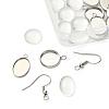 DIY Blank Dome Dangle Earrings Making Kit DIY-YW0002-03-3