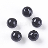 Natural Black Onyx Beads G-K275-13-4mm-2
