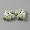 Squirrel Food Grade Eco-Friendly Silicone Beads LS-SIL-WH0012-030D-2
