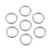 304 Stainless Steel Closed Jump Rings STAS-G393-06P-15-1