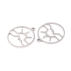 Non-Tarnish 5Pcs 201 Stainless Steel Pendants LS-STAS-M056-01B-P-2