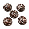Natural Leopard Skin Jasper Cabochons G-C115-02A-44-1