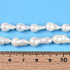 Natural Baroque Keshi Pearl Beads Strands PEAR-S020-F14-02-5
