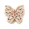 Brass Micro Pave Cubic Zirconia Beads KK-K297-34B-G03-1