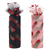 2 Rolls 2 Colors Shiny Strawberry Glitter Polyester Tulle Rolls DIY-BC0002-80-3