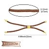 12Pcs 3 Colors Nylon Cords Bracelet Makings Fit for Connector Charms AJEW-YW0001-40C-3