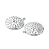 Tarnish Resistant 304 Stainless Steel Pendant Rhinestone Settings STAS-L269-011P-3