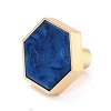 Hexagon with Marble Pattern Brass Box Handles & Knobs DIY-P054-C09-2