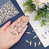 100Pcs Tibetan Style Alloy Heart with Wing Connector Charms TIBE-HY0001-02-3