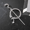 Tibetan Style Alloy Hair Sticks PW-WGCE4EE-02-2