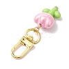 Flower Acrylic Pendant Decorations HJEW-JM01882-5