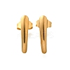 304 Stainless Steel Stud Earrings Findings STAS-D310-09G-01-2