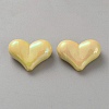 10Pcs Opaque Acrylic Beads LS-SACR-WH0008-020E-1