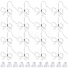 28Pcs Bowknot Shape Brass Earring Hook DIY-SP0001-06P-1