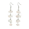 4 Pairs 4 Styles Natural Mixed Stone & Synthetic Turquoise Dangle Earrings for Women EJEW-TA00553-3