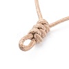 Adjustable Korean Waxed Polyester Cord Necklace Making AJEW-JB00510-02-2