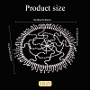 Alloy Rhinestone Mesh Headbands OHAR-WH20007-05P-01-2