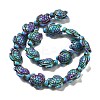 Synthetic Turquoise Dyed Beads Strands X-G-P507-05M-4