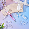 12Pcs Transparent Acrylic Beads TACR-TA0001-77B-10