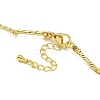Rack Plating Brass & ABS Plastic Pearl Round Beads Bib Necklaces for Women NJEW-C059-03G-3