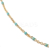 Brass Enamel Cable Chain Necklaces X-NJEW-JN02920-03-2