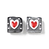 Handmade Lampwork Enamel Beads LAMP-G147-02E-1