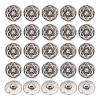 30Pcs Zinc Alloy Shank Buttons BUTT-GO0001-01-1