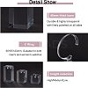 Transparent Plastic Wrist Watch Display Holder ODIS-OC0001-40-5