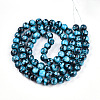 Baking Paint Glass Beads Strands DGLA-N003-10mm-A08-2