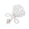 Transparent Acrylic Big Pendants PALLOY-MZ01193-01-4