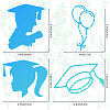 Stainless Steel Cutting Dies Stencils DIY-WH0289-021-3