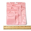 40Pcs 4 Styles Macaron Color Plastic Yin-yang Resealable Bags OPP-FS0001-18C-5