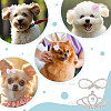 2Pcs 2 Styles Alloy Hair Barrettes PHAR-DR0001-01-5