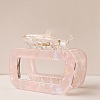 Rectangle Acrylic Claw Hair Clips PW-WG0A2D8-02-1